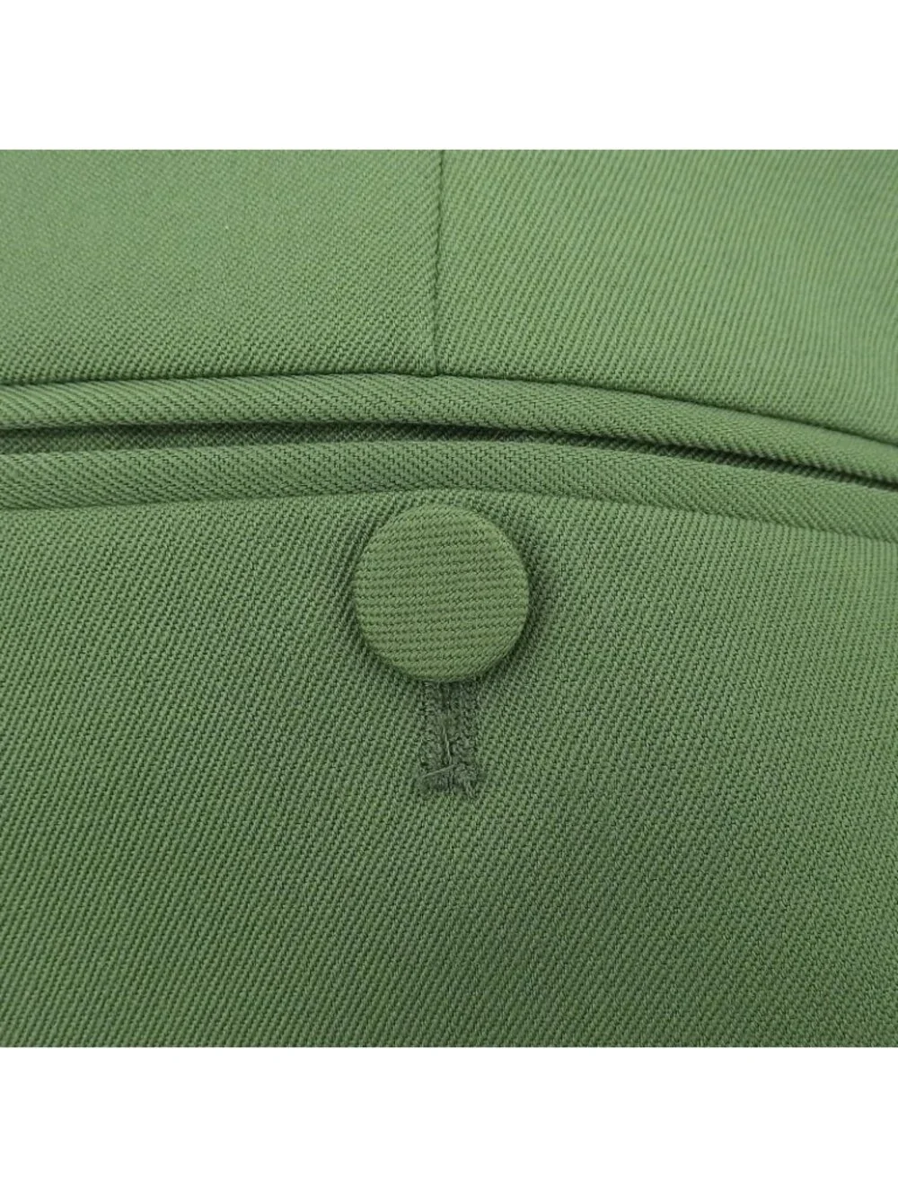 Gucci Wool Pleated Trousers Pants Green 46